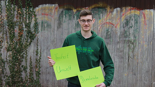 Jannick Nessensohn FÖJ Bundessprecher 2018